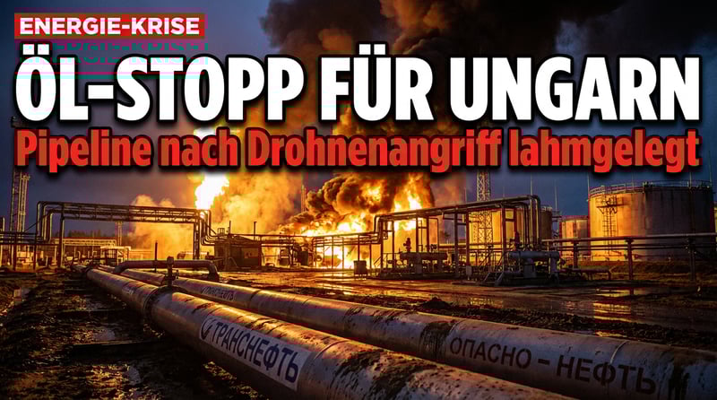 Drohnenangriff auf russische Ölpumpstation: Ungarns und der Slowakei Energieversorgung steht auf dem Spiel