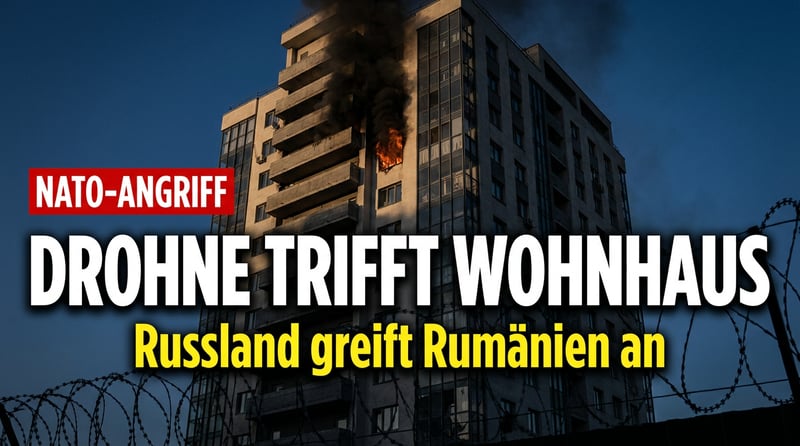 Drohnenterror erreicht NATO-Boden: Russischer Angriff auf rumänisches Wohnhaus offenbart Europas Hilflosigkeit