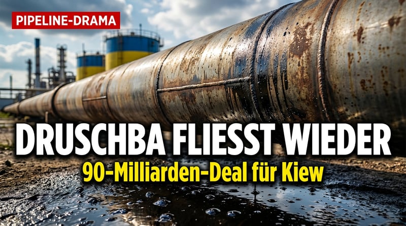 Druschba-Pipeline fließt wieder: Wie Brüssel Orbán im Eiltempo aushebelte