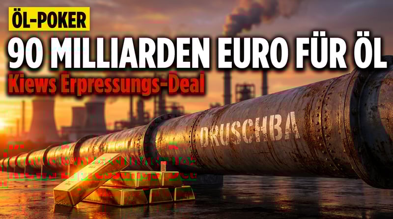 Druschba-Pipeline vor Wiederanlauf: Wie Kiew mit dem Öl-Hahn Brüssels Milliarden erpresst