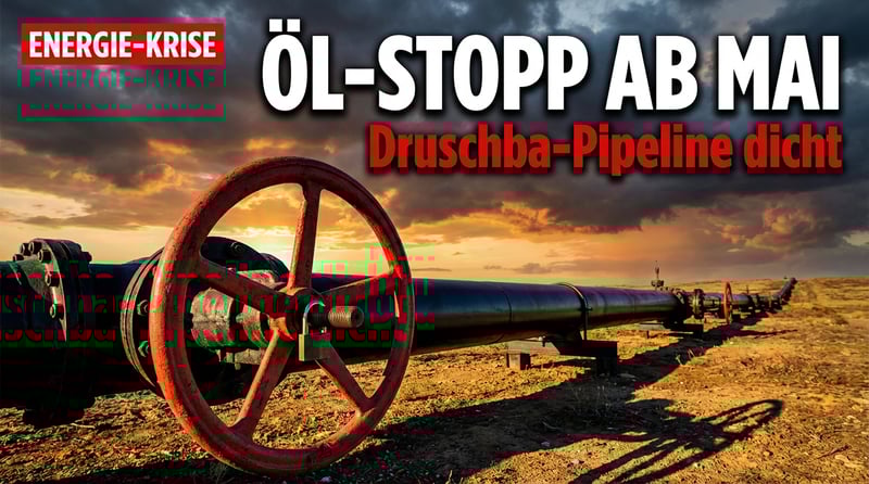 Druschba-Schock: Moskau dreht Berlin ab Mai erneut den Ölhahn zu