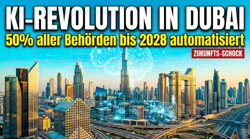 Dubai zündet die KI-Rakete: 50 Prozent aller Behörden bis 2028 unter Kontrolle künstlicher Intelligenz