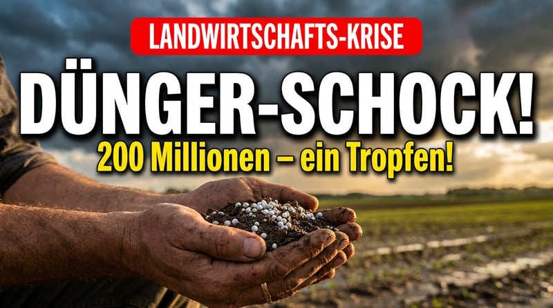 Düngemittel-Schock auf Europas Feldern: Brüssels 200-Millionen-Tropfen auf den heißen Stein