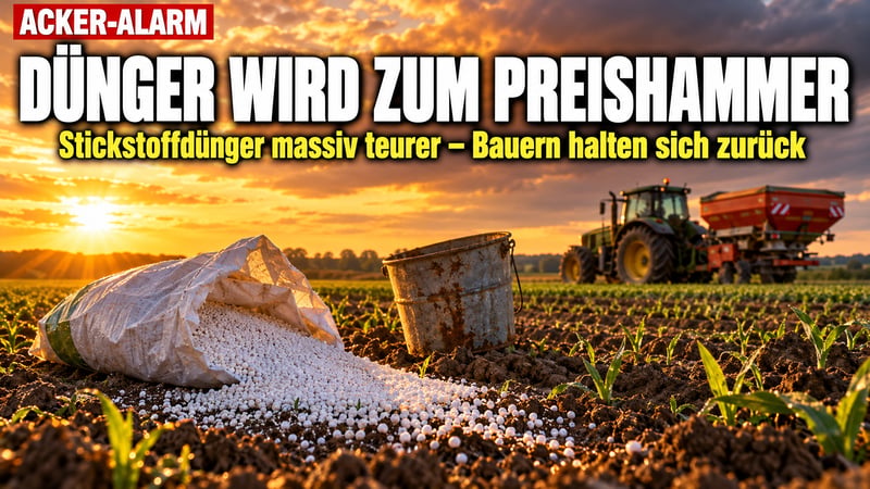 Dünger-Schock auf dem Acker: Kommt der Preishammer im Supermarkt?