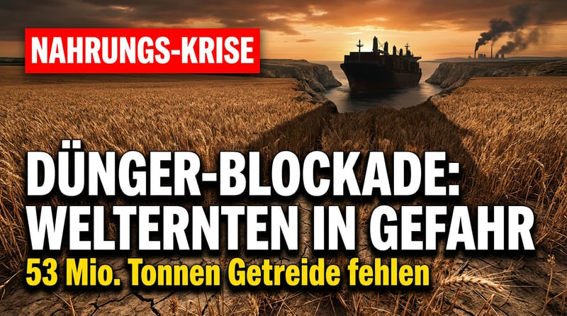 Düngerkrise und Hormus-Blockade: Wie der Iran-Konflikt die Weltkornkammern leerräumt