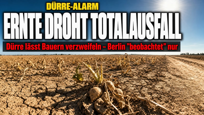 Dürre-Schock: Bauern fürchten Totalausfall – Berlin "beobachtet"