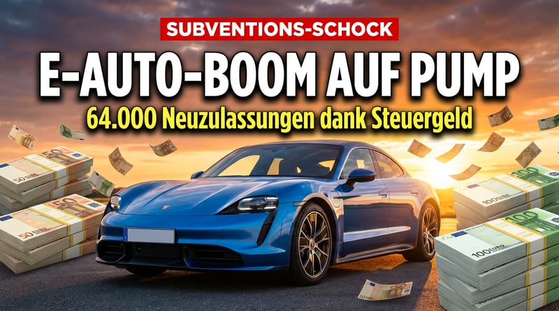 E-Auto-Boom auf Pump: Wenn Steuermilliarden den Markt verzerren