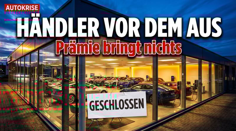 E-Auto-Prämie verpufft wirkungslos: Händler stehen vor dem Abgrund, während Berlin weiter träumt