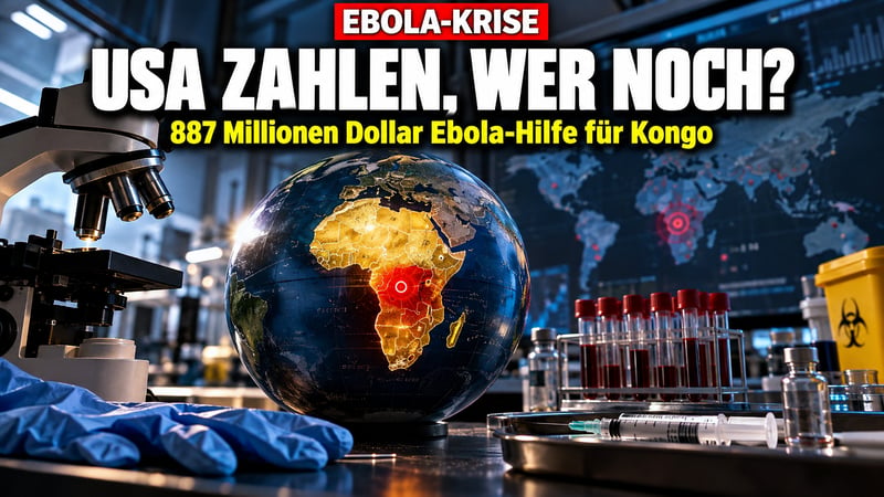 Ebola-Drama im Kongo: Washington zahlt – und nimmt die Welt in die Pflicht