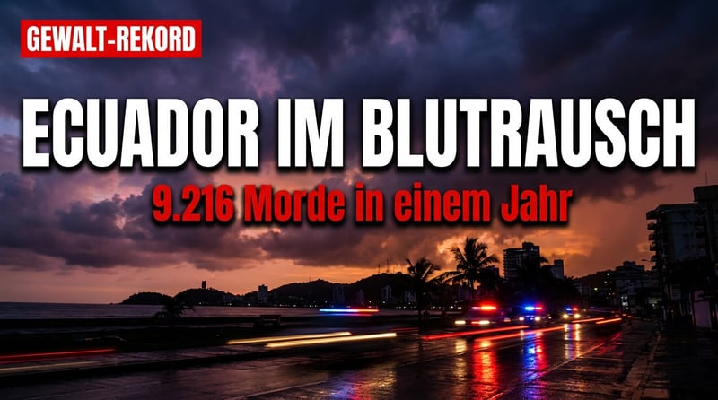 Ecuador im Blutrausch: Rekordzahl an Morden offenbart das Scheitern staatlicher Sicherheitspolitik