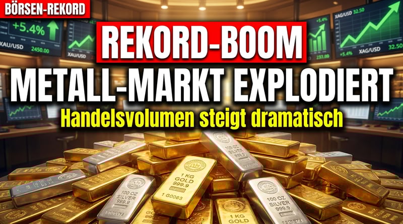 Edelmetall-Boom: Handelsvolumen an der COMEX explodiert – Anleger flüchten in sichere Häfen