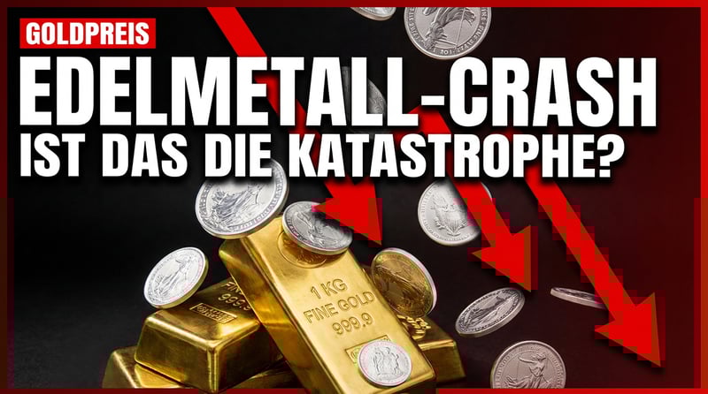 Edelmetall-Crash: Gold und Silber stürzen ab – doch ist das wirklich eine Katastrophe?