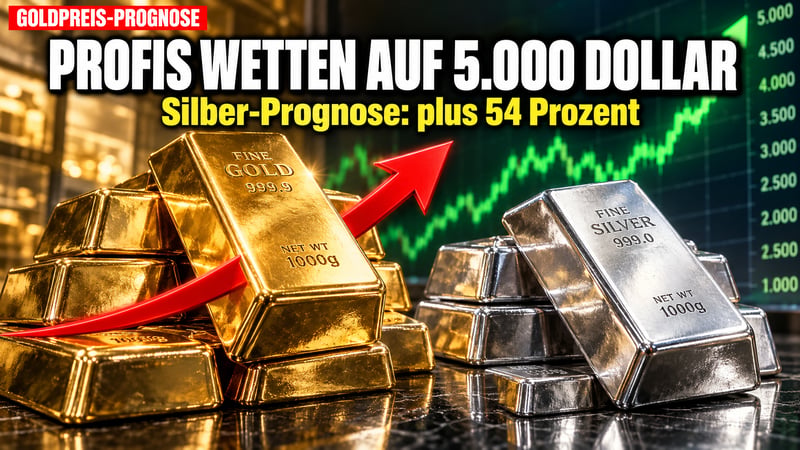 Edelmetall-Profis wetten: Gold bald bei 5.000 Dollar, Silber +54 %!