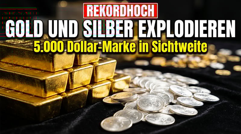 Edelmetalle im Höhenflug: Gold und Silber stürmen auf historische Rekordmarken zu