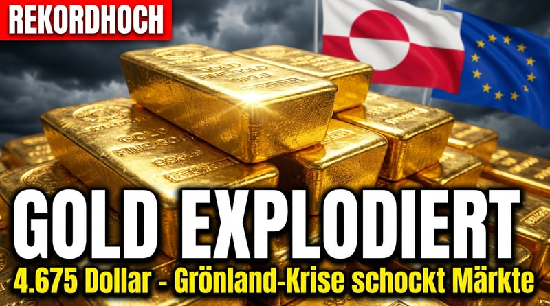 Edelmetalle im Höhenflug: Grönland-Krise treibt Gold auf historisches Rekordhoch