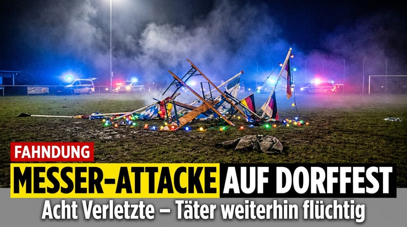 Egling: Wieder ein Dorffest, wieder ein Messer, wieder ein flüchtiger Täter