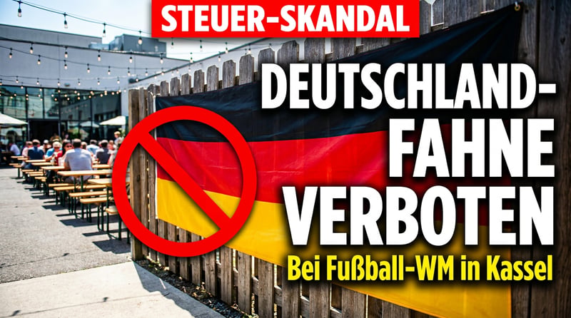 Eigene Flagge unerwünscht: Kasseler Kulturzentrum verbannt die Deutschland-Fahne zur Fußball-WM