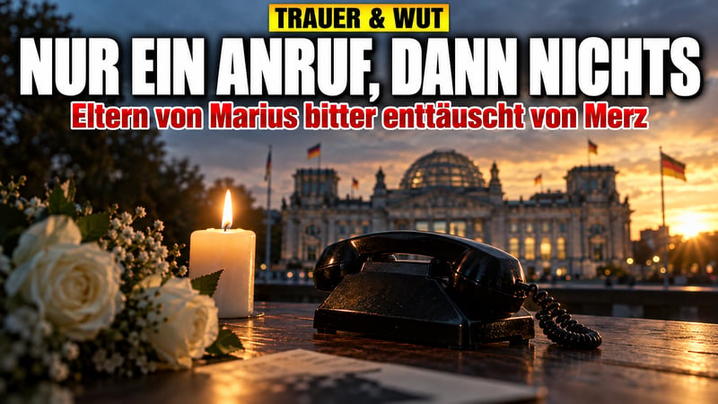 Ein Anruf, dann Stille: Marius' Eltern von Merz bitter enttäuscht