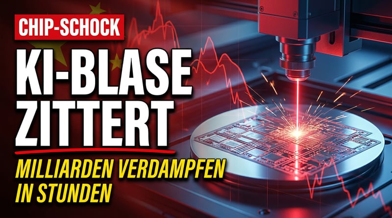 Ein chinesischer Laser lässt die KI-Blase zittern: Milliarden verdampfen in Stunden