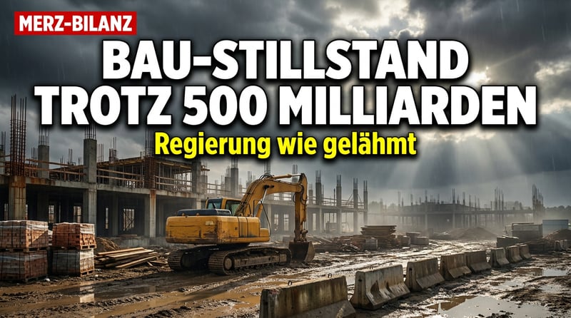 Ein Jahr Merz: Die Bauindustrie zieht eine vernichtende Bilanz
