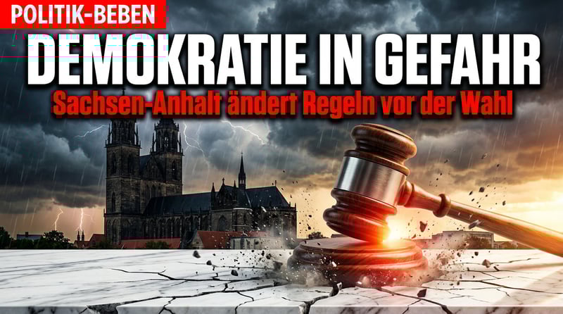 Ein Schlag ins Gesicht der Demokratie: Sachsen-Anhalt schmiedet Anti-AfD-Gesetz vor der Landtagswahl