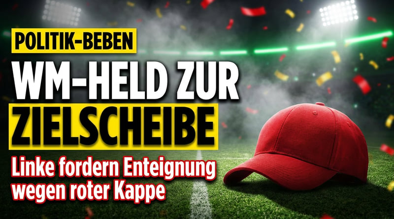 Eine rote Kappe und die geballte Wut der Linken: Wenn ein WM-Held zur Zielscheibe wird