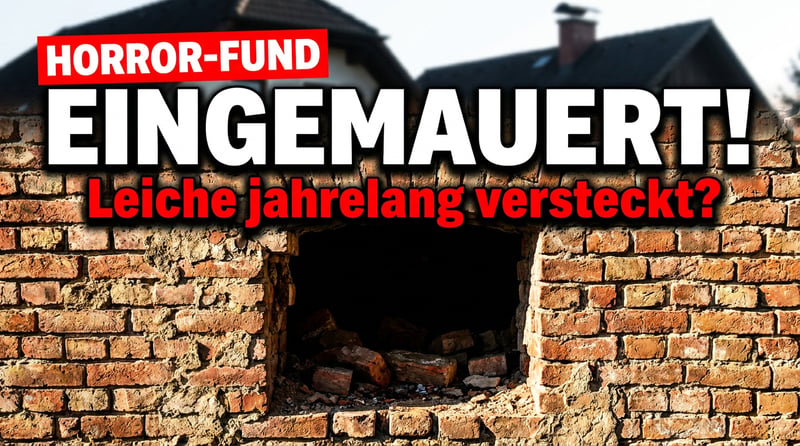 Eingemauert in der eigenen Wand: Grausiger Leichenfund bei Wien wirft beklemmende Fragen auf