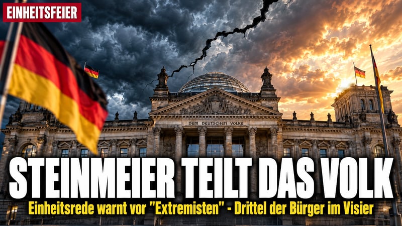 Einheitsfeier in Bremen: Steinmeier rechnet mit Millionen Wählern ab!