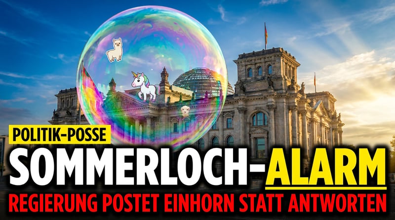 Einhorn-Wurst und Lama-Spaziergang: Wie die Bundesregierung das Sommerloch mit Belanglosigkeiten stopft