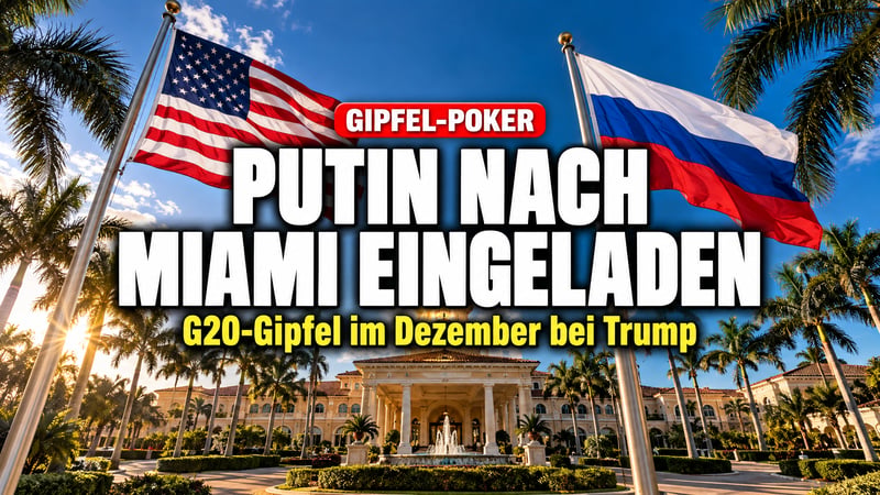 Einladung nach Florida: Trifft Putin im Dezember Trump beim G20-Gipfel?