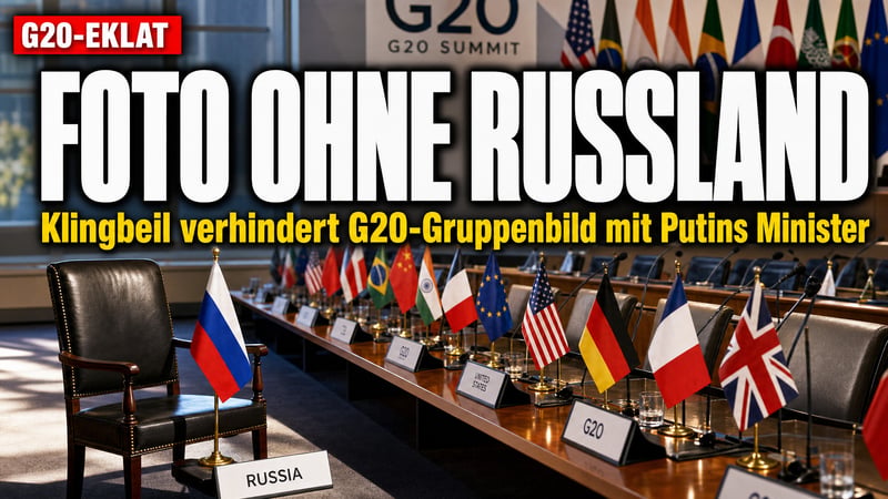 Eklat bei G20: Putins Minister am Tisch – Klingbeil verhindert das Foto