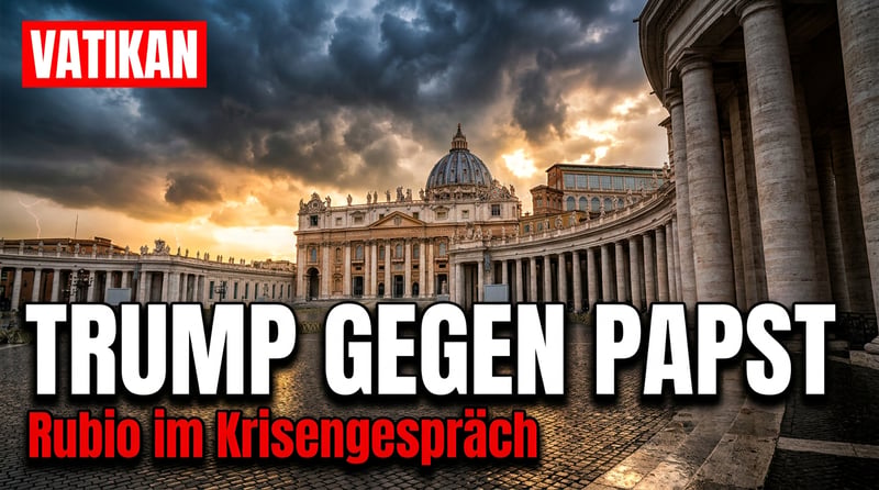 Eklat im Vatikan: Trump attackiert ersten US-Papst – Rubio muss diplomatischen Scherbenhaufen kitten