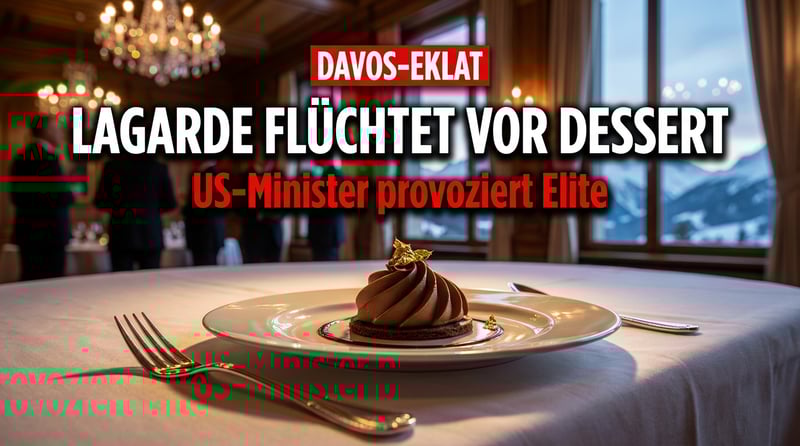 Eklat in Davos: US-Handelsminister provoziert europäische Elite – Lagarde flüchtet vor dem Dessert