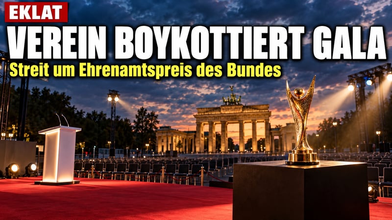 Eklat um Ehrenamtspreis: Bibliotheksverein boykottiert Berliner Gala!