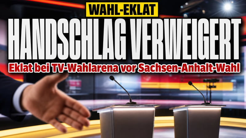Eklat vor laufender Kamera: Linke verweigert AfD-Mann den Handschlag