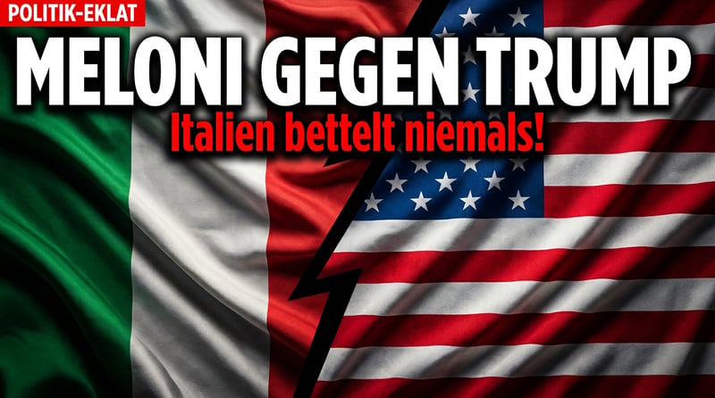 Eklat zwischen Rom und Washington: Meloni weist Trump in die Schranken – „Wir betteln niemals!“