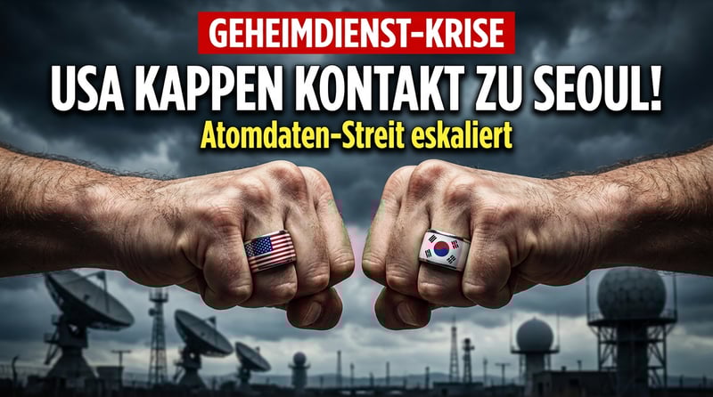 Eklat zwischen Washington und Seoul: USA drosseln Geheimdienst-Kooperation mit Südkorea