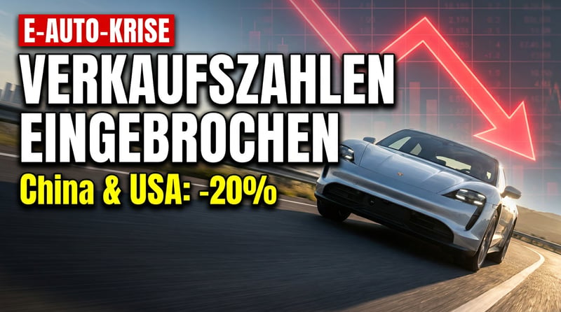 Elektroauto-Boom gerät ins Stottern: Globale Verkaufszahlen sinken erstmals seit Jahren