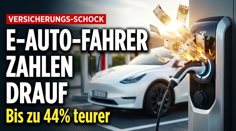 Elektromobilität als Kostenfalle: E-Auto-Fahrer werden bei Versicherungen kräftig zur Kasse gebeten