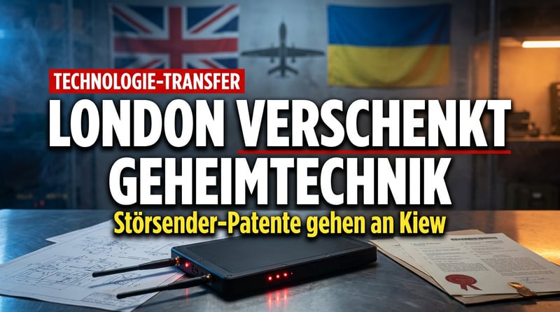 Elektronische Kriegsführung als Geschenk: London öffnet Kiew die Patentschatzkammer
