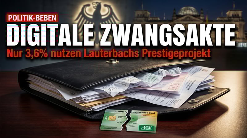 Elektronische Patientenakte: Lauterbachs Prestigeprojekt entpuppt sich als Rohrkrepierer