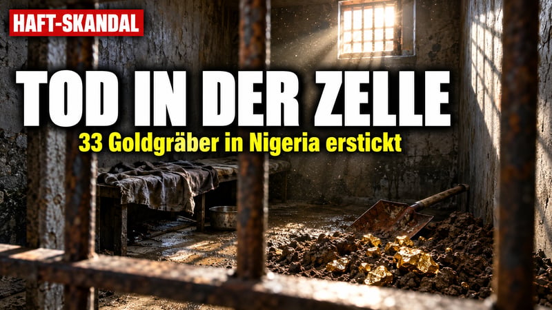 Elf Stunden Todeskampf: GoldgrÀber in Nigerias Zelle erstickt!