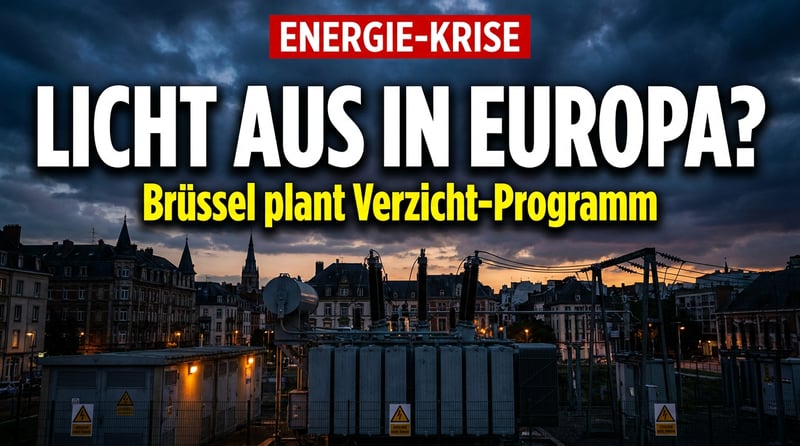 Energie-Lockdown: Steht Brüssel bereit, uns das Licht abzudrehen?
