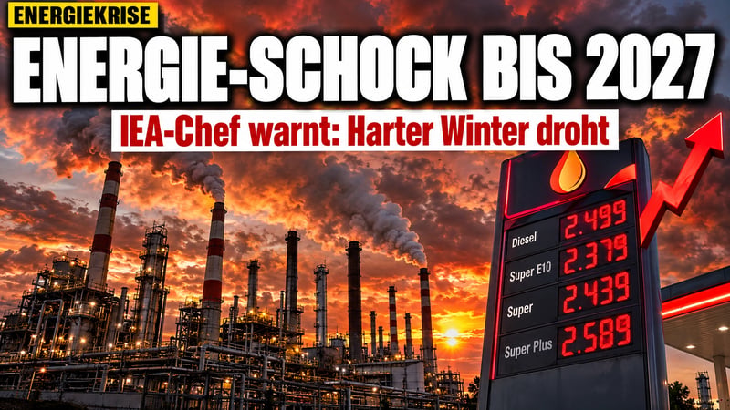 Energie-Schock ohne Ende: IEA-Chef sieht auch 2027 keine Entwarnung!