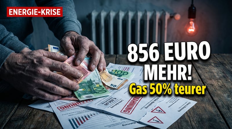 Energiekosten außer Kontrolle: Deutsche Haushalte zahlen 856 Euro mehr als vor dem Krieg