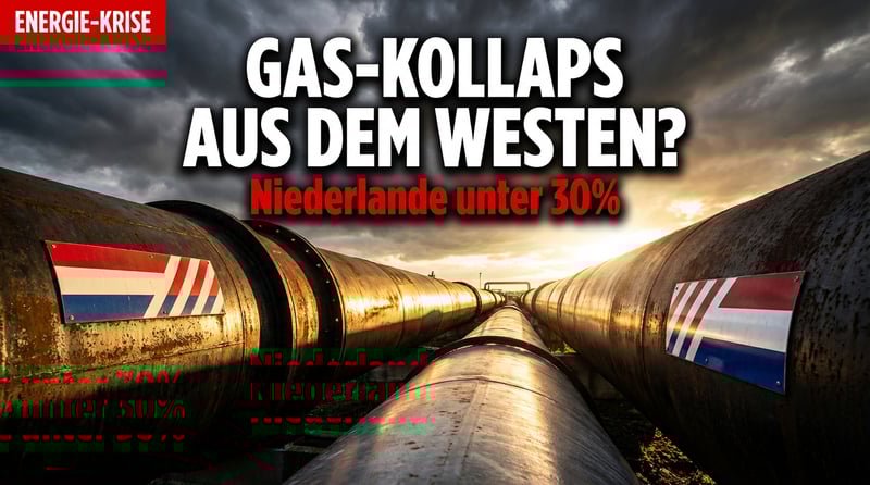 Energiekrise verschärft sich: Droht Deutschland jetzt auch noch der Gas-Kollaps aus dem Westen?
