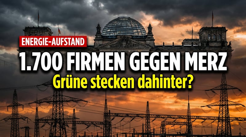 Energiepolitischer Aufstand: 1.700 Unternehmen rebellieren gegen den Kurs der Bundesregierung
