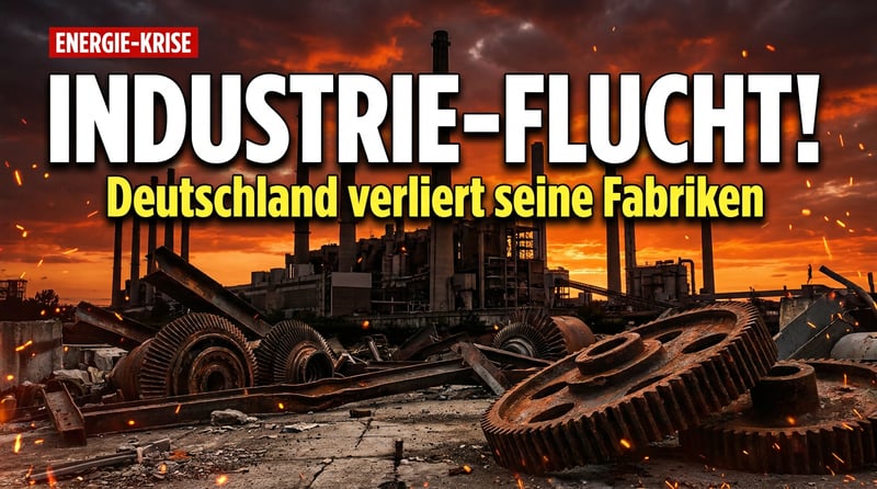Energiewende als Industriekiller: Wie Deutschland seine wirtschaftliche Substanz verspielt