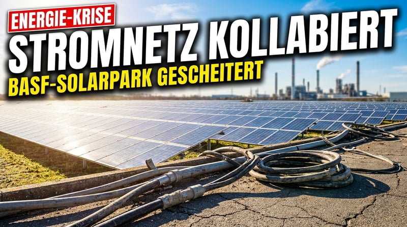 Energiewende-Realsatire: BASF will Solarpark bauen – doch das Stromnetz macht schlapp