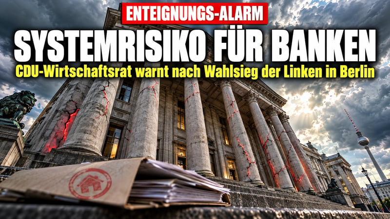 Enteignungs-Beben in Berlin: Warnung vor Systemrisiko für Banken!